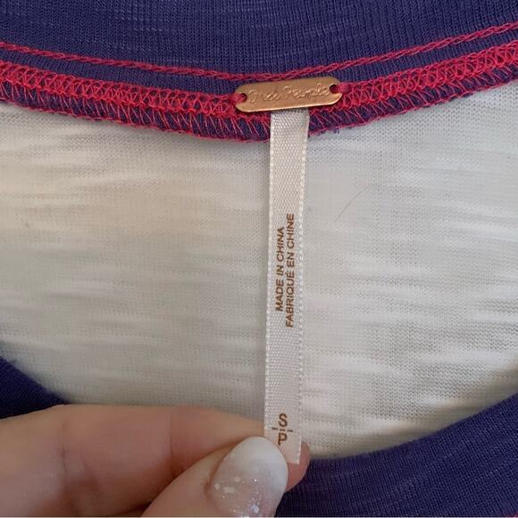 Free People The Hills Burnout Baseball Tee - Picture 5 of 7